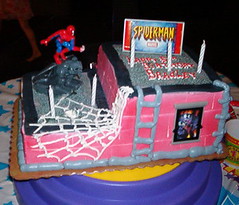 Bradley's Spiderman cake