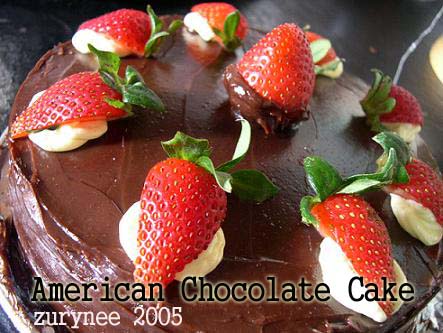 A really simple but delicious chocolate cake. The recipe is taken from Alan 