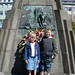 In front of the statue of Jon Sigurdsson