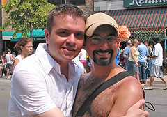 With Chris, Chicago Pride Parade, 2005