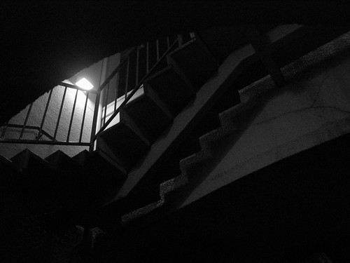 Staircase B&W