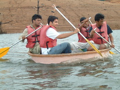 Coracle ride. Pic by Kavita